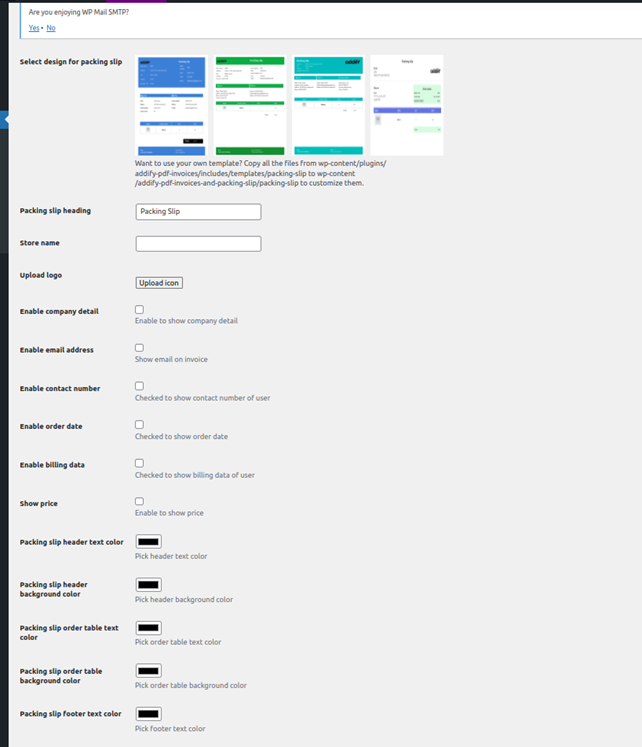 Commerce PDF Invoices and Packing Slips